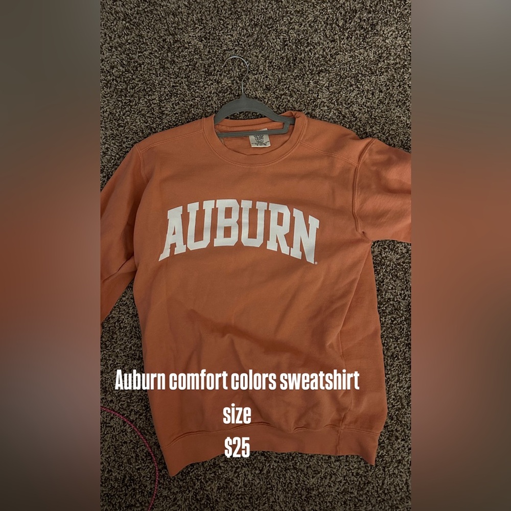 Auburn comfort colors sweatshirt size small